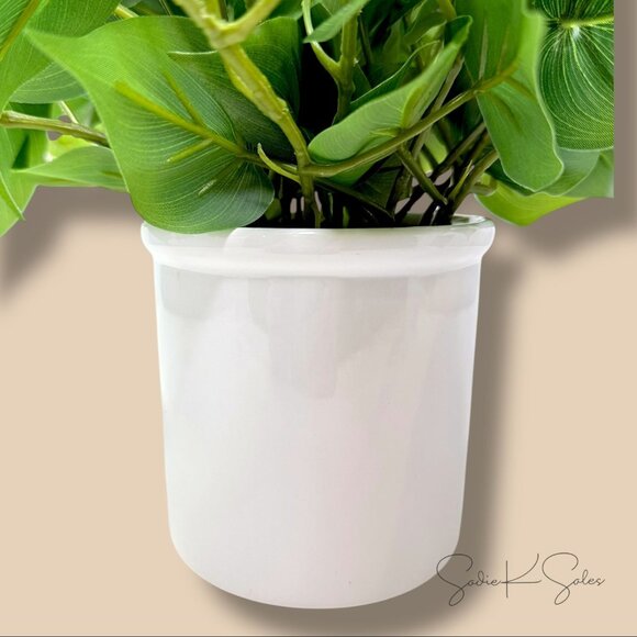 14"x28" Artificial Pothos Plant in White Ceramic Pot - Threshold - Target 2023 - Picture 7 of 8